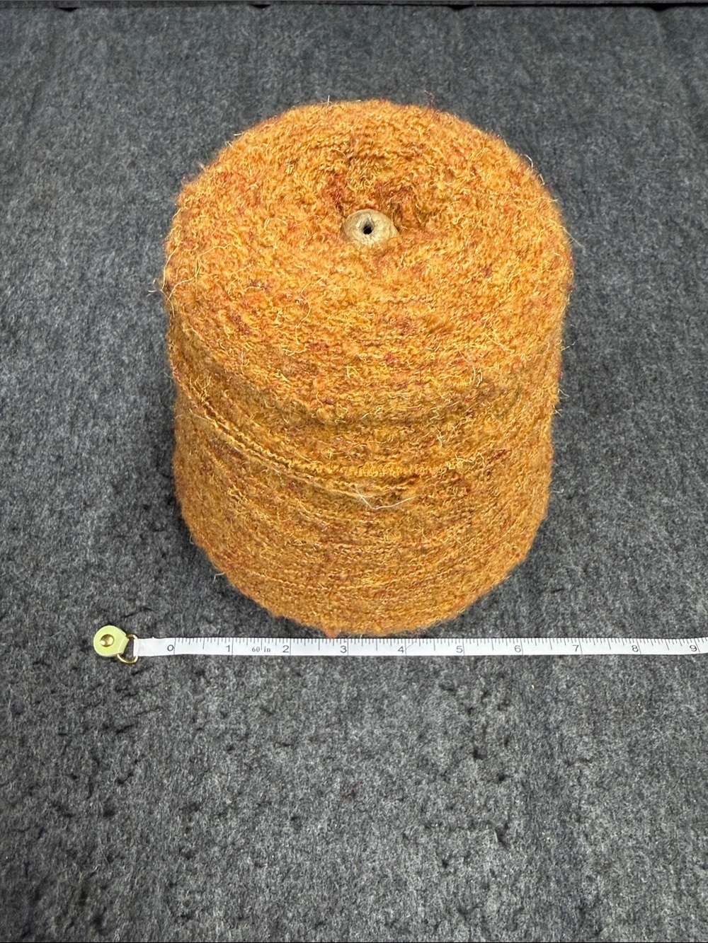 Italian Mohair Yarn Cone in Mustard Yellow - Craft & Knit Supply - Picture 9 of 10